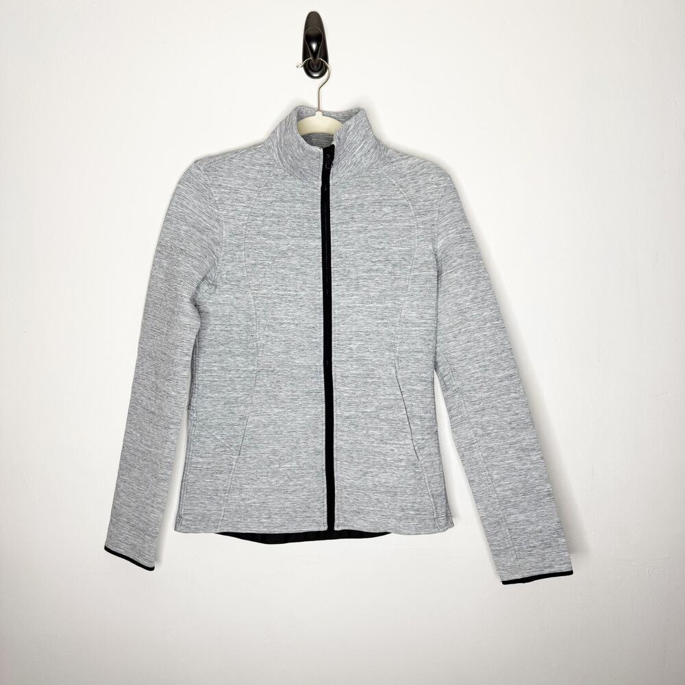 Lululemon Going Places Full Zip Gray Heather Pockets Athleisure Jacket Women's 6